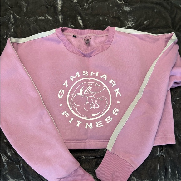 Gym shark cropped sweatshirt - Picture 1 of 3